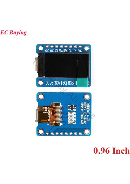 Tft Ekran 0,96 1,3 1,44 1,8 Inç IPS 7p Spı Hd 65K Tam Renkli LCD Modül ST7735 / ST7789 Sürücü Ic 80*160 240*240 (Oled Değil) (Yurt Dışından)