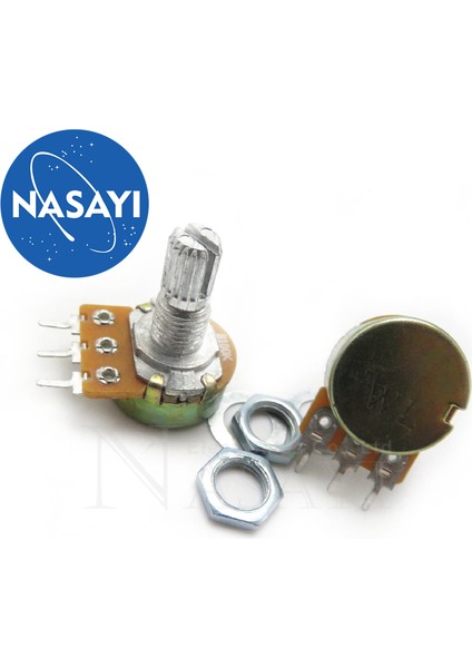 5pcs 3 FEET|WH148 B100K Tek Potansiyometre 15MM (Yurt Dışından)