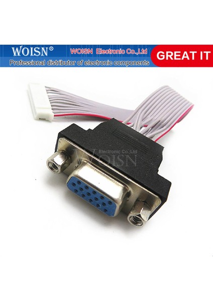Dahili VGA Kafalı 10 Adet LCD Ekran Evrensel Sürücü Panosu VGA Adaptörü Evrensel Kurulu 12P Sinyal Adaptör Kablosu (Yurt Dışından)