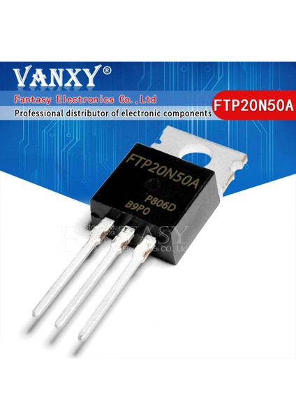 10 Adet FTP20N50A TO-220 FTP20N50 20N50 TO220 20A 500 V Güç Mosfet Transistör (Yurt Dışından)