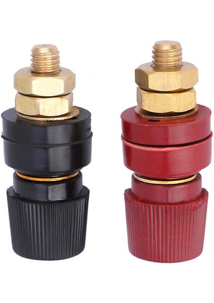 Bağlama Sonrası 2 Adet 555 Tip Pirinç Sütun Terminal Bloğu M8 Konu 0V-380V 200A (Yurt Dışından)