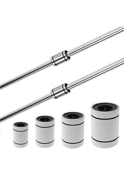 5 Adet/grup Lineer Bilyalı Rulmanlar Çalı Hareket Burç LM8UU LM6UU 6mm 8mm Cnc Lineer Rulmanlar Çubuklar Astar Ray Lineer Mil Parçaları (Yurt Dışından)