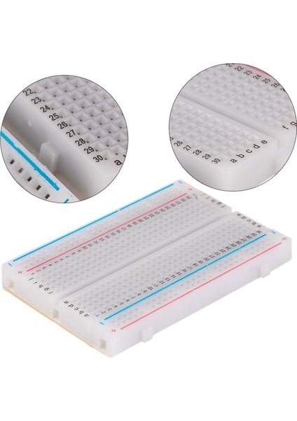 8.5x5.5 cm 400 Bağlantı Noktası Lehimsiz Breadboard Mini Evrensel Test Protokolü Dıy Ekmek Tahtası Otobüs Testi Devre (Yurt Dışından)