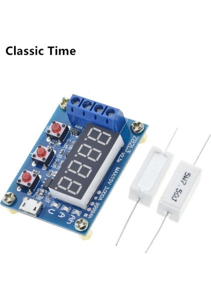 ZB2L3 Pil Test Cihazı LED Dijital Ekran 18650 Lityum Pil Gücü Test Direnci Kurşun-Asit Kapasitesi Deşarj Ölçer (Yurt Dışından)