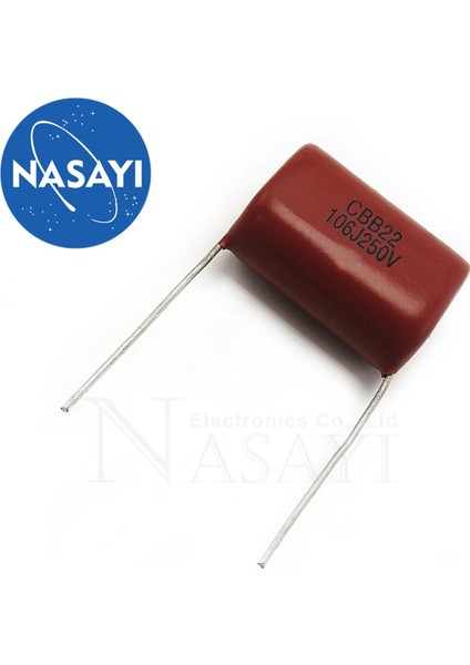 5 Adet CBB22 Polipropilen Metalize Film Kondansatör 250V106J 106K 10UF 250V (Yurt Dışından)