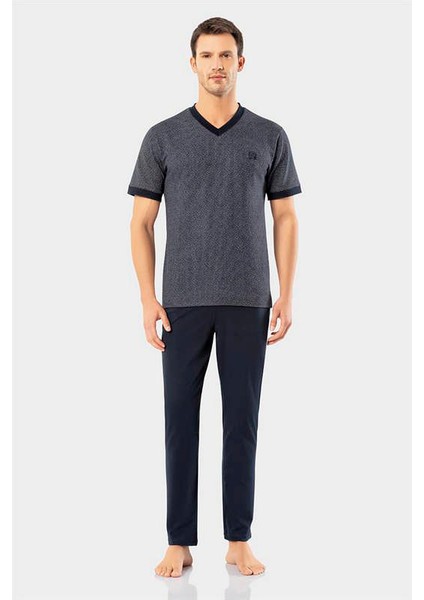 Erdem İÇ Gİyİm Erdem Füme Erkek Yazlık Pijama Takımı 2023-09 Renk Füme Beden S 105008