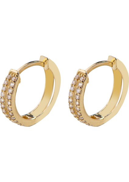 14 Ayar Taşlı Halka Altın Küpe 1,82 gr fırsatları