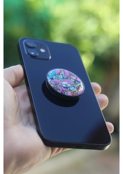 Sağlık Çalışanı Tutucu Pop Socket Rahat Kullanım Parmak Tutucu