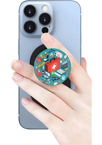 Sağlık Medical Telefon Tutucu Pop Socket Rahat Kullanım Parmak Tutucu