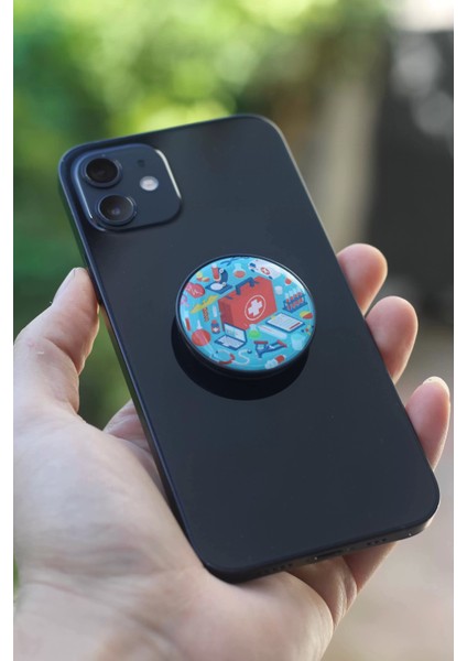 Sağlık Medical Telefon Tutucu Pop Socket Rahat Kullanım Parmak Tutucu