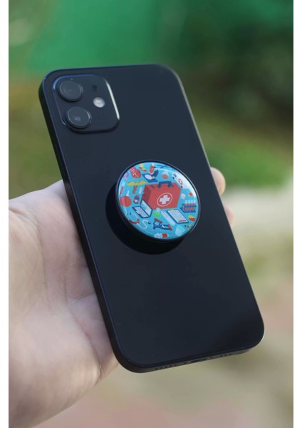 Sağlık Medical Telefon Tutucu Pop Socket Rahat Kullanım Parmak Tutucu