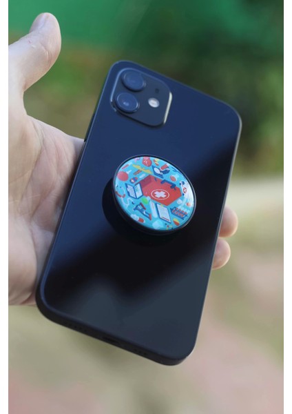 Sağlık Medical Telefon Tutucu Pop Socket Rahat Kullanım Parmak Tutucu