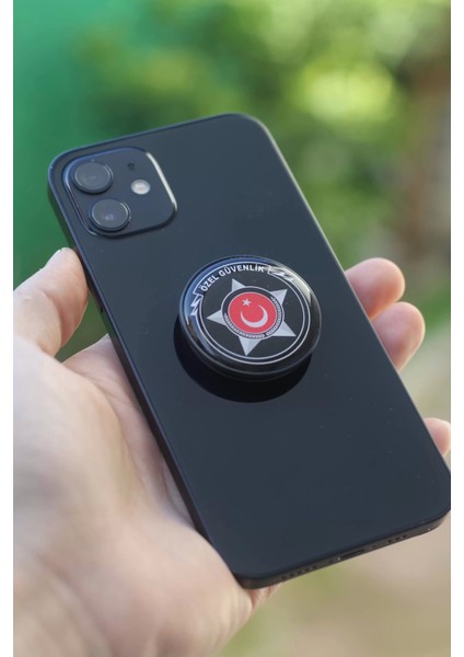 Özel Güvenlik Telefon Tutucu Pop Socket Rahat Kullanım Parmak Tutucu