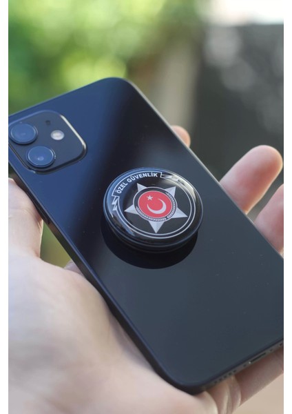 Özel Güvenlik Telefon Tutucu Pop Socket Rahat Kullanım Parmak Tutucu