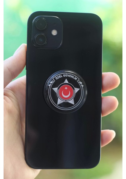 Özel Güvenlik Telefon Tutucu Pop Socket Rahat Kullanım Parmak Tutucu