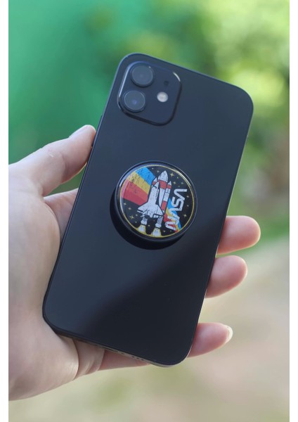 Nasa Telefon Tutucu Pop Socket Rahat Kullanım Parmak Tutucu