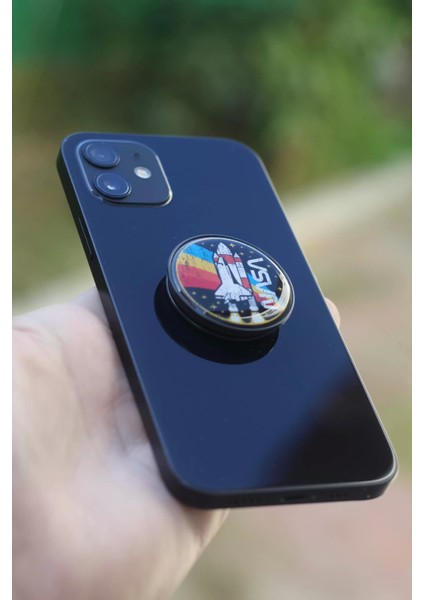 Nasa Telefon Tutucu Pop Socket Rahat Kullanım Parmak Tutucu