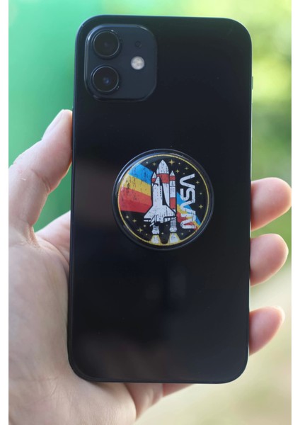 Nasa Telefon Tutucu Pop Socket Rahat Kullanım Parmak Tutucu