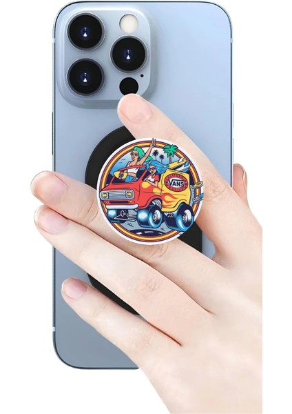 Vans Old School Telefon Tutucu Pop Socket Rahat Kullanım Parmak Tutucu