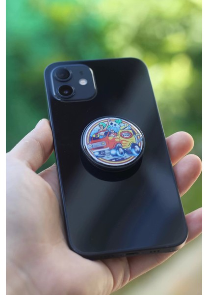 Vans Old School Telefon Tutucu Pop Socket Rahat Kullanım Parmak Tutucu