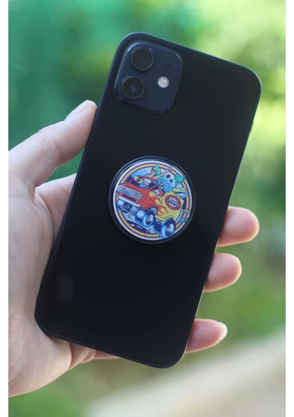 Vans Old School Telefon Tutucu Pop Socket Rahat Kullanım Parmak Tutucu