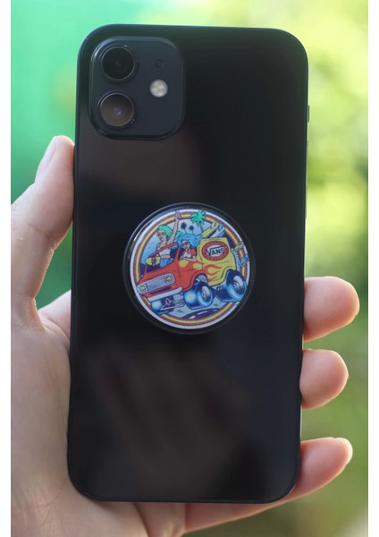 Vans Old School Telefon Tutucu Pop Socket Rahat Kullanım Parmak Tutucu