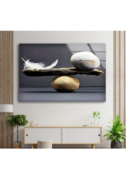 Zen Spa Taşları Temperli Cam Duvar Tablosu fiyatları