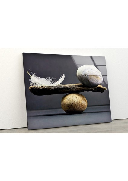 Zen Spa Taşları Temperli Cam Duvar Tablosu modelleri