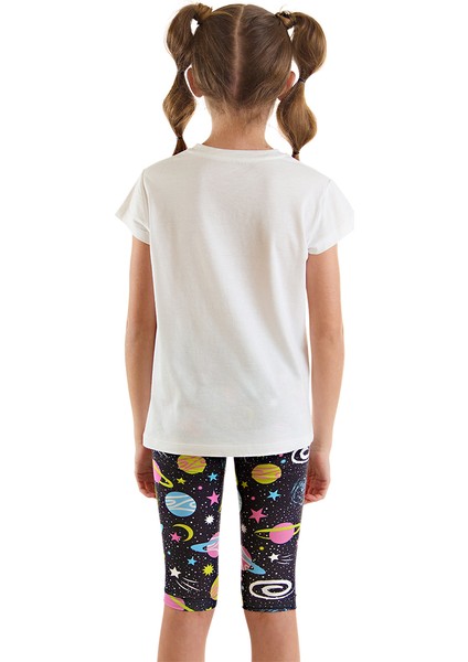 Uzayda Unicorn Kız Çocuk T-Shirt Tayt Takım fiyatları