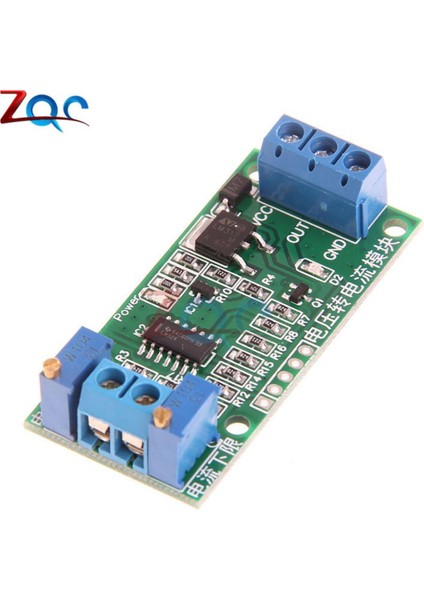 Akım Dönüştürücü Modülüne Doğrusal Dönüşüm Gerilimi Dc 12V-24V Izole Kart (Yurt Dışından)