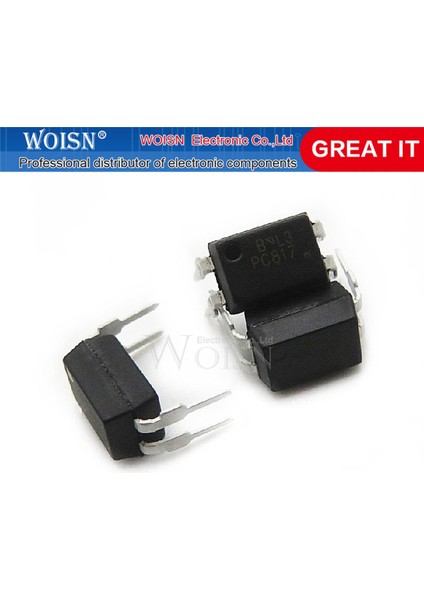 10 Adet EL817A EL817 Dıp-4 (Yurt Dışından)