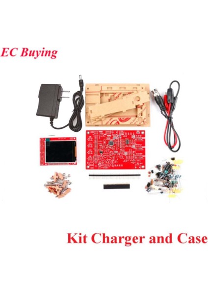 DSO138 Mini Dijital Osiloskop Kiti Dıy Öğrenme Cep Boyutu 2.4 Inç Tft Ekran Modülü Arm Cortex-M3 ATM32F103C8 Şarj Cihazı (Yurt Dışından)