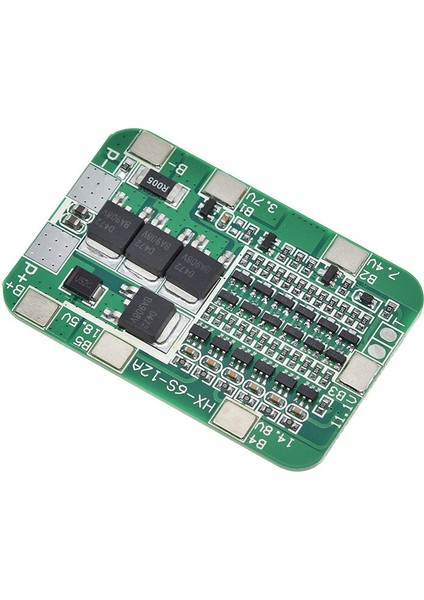Paket 18650 Li-Ion Lityum Hücre Modülü Için 6s 12A 24V Bms Koruma Levhası (Yurt Dışından)