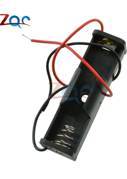 5 Adet Aa Pil 3.7V Klips Tutucu Kutu Kasa Tel Kurşunlu En Iyi Kalite Siyah (Yurt Dışından)