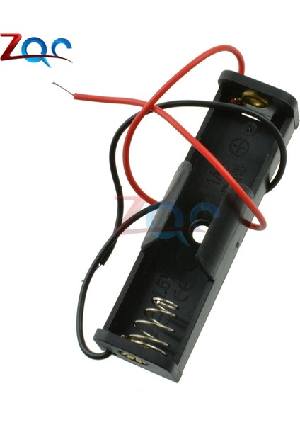 5 Adet Aa Pil 3.7V Klips Tutucu Kutu Kasa Tel Kurşunlu En Iyi Kalite Siyah (Yurt Dışından)