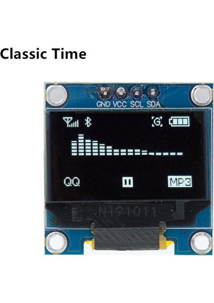 0.96 Inç Iıc Spı Seri 4pin Beyaz/mavi/sarı Mavi/oled Ekran Modülü SSD1315 12864 LCD Ekran Kartı Arduino Için (Yurt Dışından)