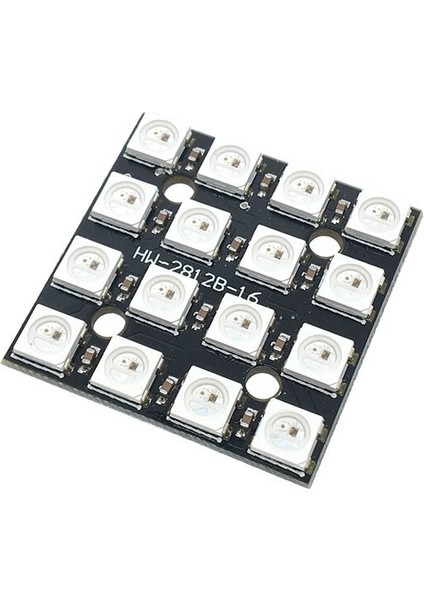 WS2812B 4*4 16-Bit Tam Renkli 5050 Rgb LED Lamba Panel Işığı Arduino Için (Yurt Dışından)