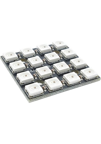 WS2812B 4*4 16-Bit Tam Renkli 5050 Rgb LED Lamba Panel Işığı Arduino Için (Yurt Dışından)