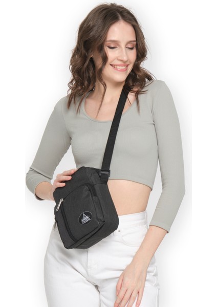 2 Bölmeli Ön Cepli Unisex Free Bag Omuz Askılı Çanta Çapraz Askılı Çanta