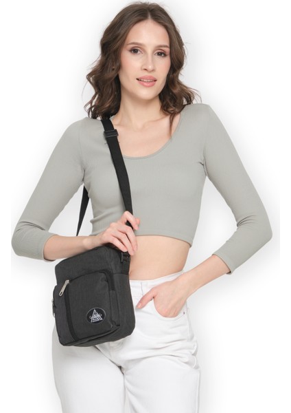 2 Bölmeli Ön Cepli Unisex Free Bag Omuz Askılı Çanta Çapraz Askılı Çanta fırsatları