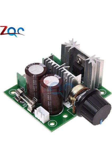 Dc 12V 24V 30V 40V 13KHZ Otomatik Pwm Dc Motor Hız Regülatörü Vali Hız Kontrol Anahtarı 10A 50V 1000UF (Yurt Dışından)