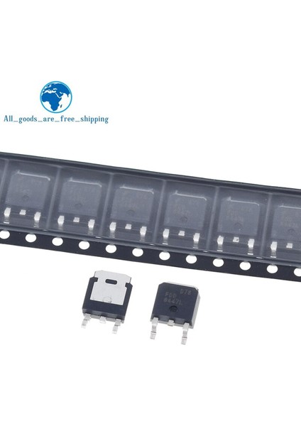 10 Adet/grup Fdd 8447L 40V N-Kanal Güç Mosfet 40V, 50A, 8.5mr Ic (FDD8447L) (Yurt Dışından)