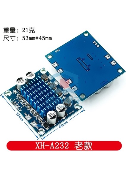 XH-A232 D Sınıfı Dijital Ses Amplifikatörü Kartı Hd Ses Amplifikatörü Modülü Kaynağı 12-24V Çıkış 30W * 2 (Yurt Dışından)