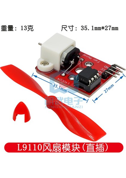 Sensör Modülü L9110 Fan Modülü Yangın Söndürme Robotu Arduino Için Tek Çip Geliştirme Kartı (Yurt Dışından)