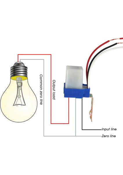 Ayak Koltuk Dc Ac Otomatik Otomatik Açma Kapama 12V 24V 110V 220V 50-60Hz 10A Sensör Anahtarı Fotoselli Sokak Işık Anahtarı Kontrol Fotoswitch (Yurt Dışından)