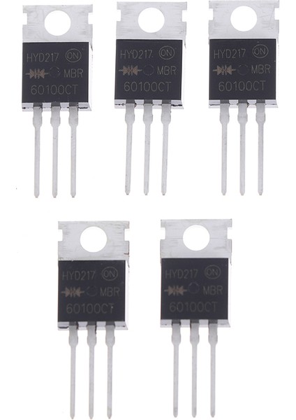 5 Adet V60100C MBR60100CT TO220 TO-220 Schottky Diyot 60A 100 V Orijinal Karşılaşma (Yurt Dışından)