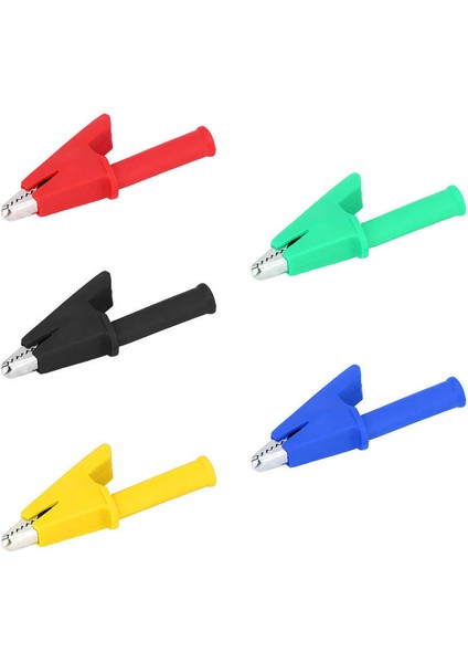 10 Adet Yalıtımlı Timsah Klipsi - 4mm Muz J Hv Testi 1000V 30A (Yurt Dışından) indirimleri