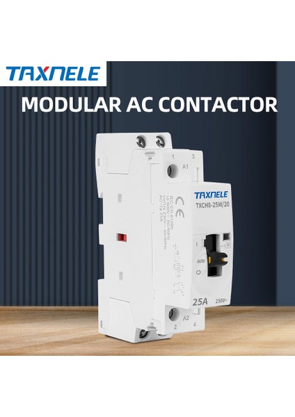 【ayak Koltuk】din Ray Montajlı Ev Modüler Ac Kontaktör Akıllı Ev Ev Otel Için AC220V 2p 16A 20A 25A 2nc 2no 1NO1NC 50/60Hz (Yurt Dışından)
