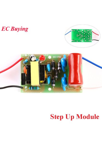 Dc 3.7V Ila 1800V Güçlendirici Yükseltme Modülü Yüksek Gerilim Kondansatörlü Ark Darbeli Dc Motor (Yurt Dışından)