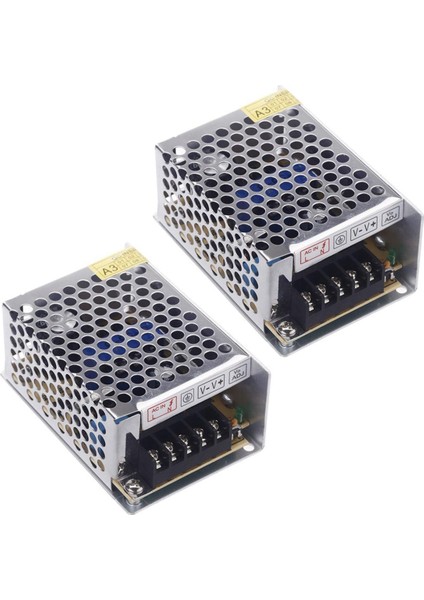 2x Ac 100V - 240V - Dc 5V 5A 25W Dc Gerilim Dönüştürücü Anahtarları Kılavuzlu Şeritler Için Besleme Parçası (Yurt Dışından)